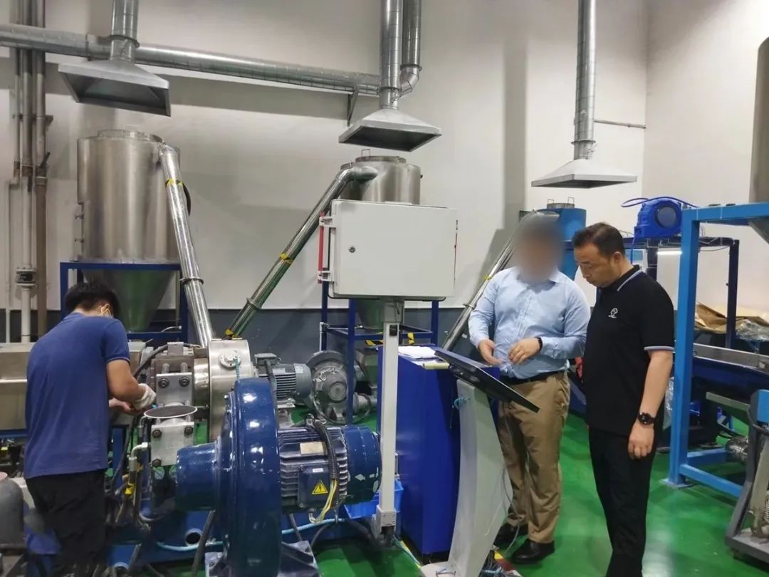 6月8日，江蘇某地方政府成功考察專精特新改性新材料生產(chǎn)投資選址項(xiàng)目企業(yè)
